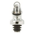 Chrome Plated Bottle Pourer w/Stopper